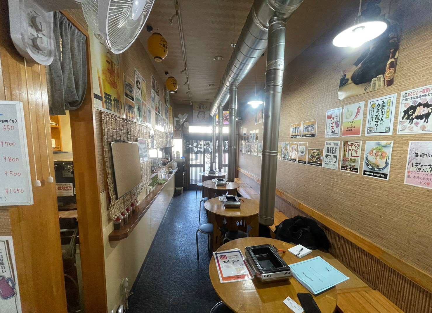 西葛西駅徒歩17分　棒茅場通り沿いのホルモン屋居抜き物件